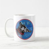 Schwarzer Hund Kaffeetasse (Links)