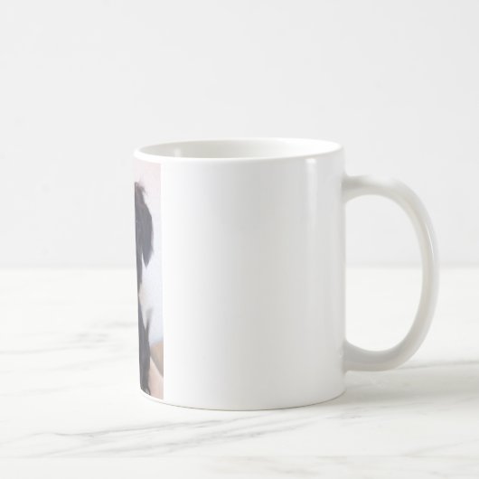 Schwarzer Hund Kaffeetasse (Rechts)