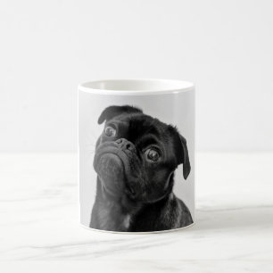 Schwarzer Hund Kaffeetasse