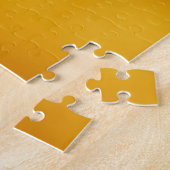 Schwarzer Hund mit Atemberaubenden Goldaugen Puzzle (Seite)