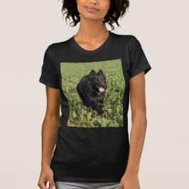 Schwarzer Hund T-Shirt
