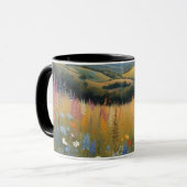 Schwarzer Hund Tasse (Vorderseite Links)