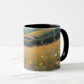 Schwarzer Hund Tasse (VorderseiteRechts)