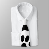 Schwarzer Hundetatzen Krawatte (Gebunden)