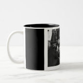 Schwarzer Hut-Gesellschafts-Tasse Zweifarbige Tasse (Links)