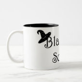 Schwarzer Hut-Gesellschafts-Tasse Zweifarbige Tasse (Links)