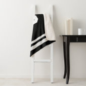 Schwarzer Individuelle Name- und Nummernsportlüfte Sherpadecke (Beispiel)