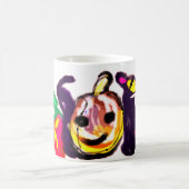 Schwarzer Jack o'lantern niedlich Kaffeetasse (Mittel)