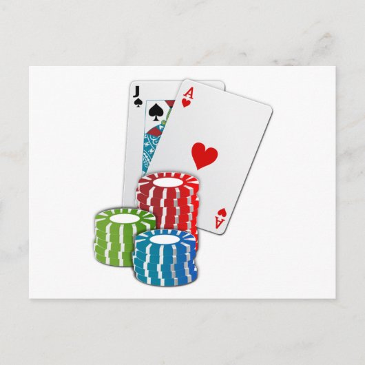 Schwarzer Jack Postkarte (Vorderseite)