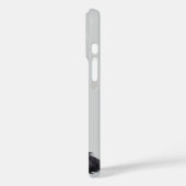 Schwarzer Japanischer Spitzhund Case-Mate iPhone Hülle (Rückseite / Links)