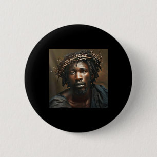 Schwarzer Jesus, Christentum, Kirche, Christus, Je Button