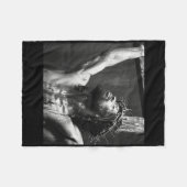 Schwarzer Jesus, Christentum, Kirche, Christus, Je Fleecedecke (Vorderseite (Horizontal))