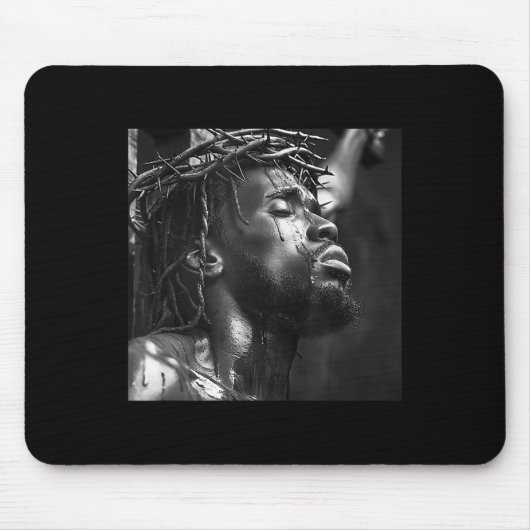 Schwarzer Jesus, Christentum, Kirche, Christus, Je Mousepad (Vorne)