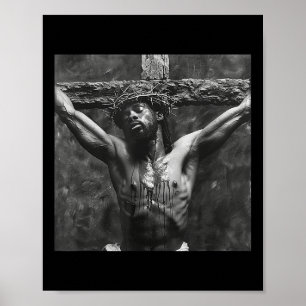 Schwarzer Jesus, Christentum, Kirche, Christus, Je Poster