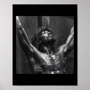 Schwarzer Jesus, Christentum, Kirche, Christus, Je Poster
