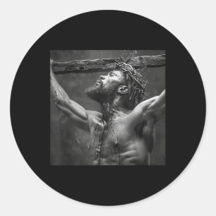 Schwarzer Jesus, Christentum, Kirche, Christus, Je Runder Aufkleber