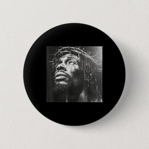 Schwarzer Jesus, Christus, Kirche, Christus, Jesus Button