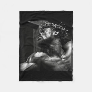 Schwarzer Jesus, Christus, Kirche, Christus, Jesus Fleecedecke