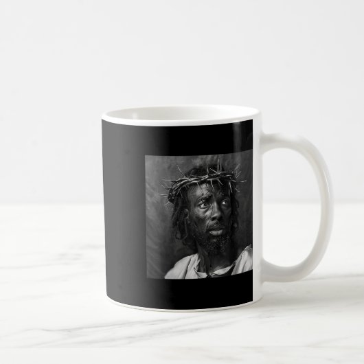 Schwarzer Jesus, Christus, Kirche, Christus, Jesus Kaffeetasse (Rechts)