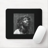 Schwarzer Jesus, Christus, Kirche, Christus, Jesus Mousepad (Mit Mouse)