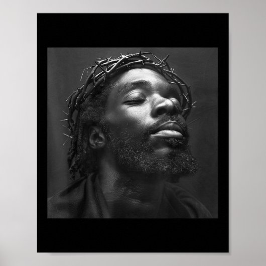 Schwarzer Jesus, Christus, Kirche, Christus, Jesus Poster (Vorne)