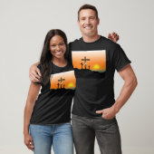 Schwarzer Jesus Christus T-Shirt (Unisex)