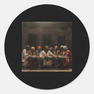 Schwarzer Jesus, Letztes Opfer, Jesus 0 Runder Aufkleber