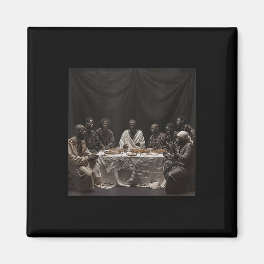 Schwarzer Jesus, Letztes Opfer, Jesus 8 Magnet (Vorne)