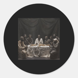 Schwarzer Jesus, Letztes Opfer, Jesus 8 Runder Aufkleber