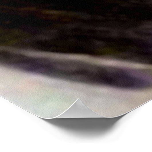 Schwarzer Jesus Poster (Ecke)