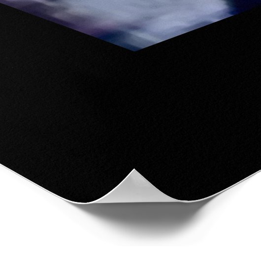 Schwarzer Jesus Poster (Ecke)