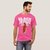 Schwarzer Jesus T-Shirt (Vorne ganz)