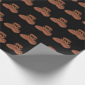 Schwarzer Junge Geburtshilfe Melanin Jungen Weihna Geschenkpapier (Ecke)