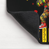 Schwarzer junger König Schwarze Geschichte Monat K Mousepad (Ecke)