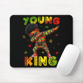 Schwarzer junger König Schwarze Geschichte Monat K Mousepad (Mit Mouse)