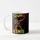 Schwarzer junger König Schwarzer Geschichtsmonat K Kaffeetasse (Links)