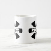 Schwarzer Kaffee-Alarm - Kaffee-Tasse Kaffeetasse (Mittel)