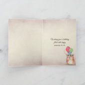 schwarzer Kaffee in Tasse mit Nelken auf dem Schoß Karte (Innenseite)