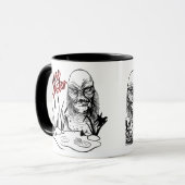 Schwarzer Kaffee ist mehr als ein kreativer Komfor Tasse (Vorderseite Links)