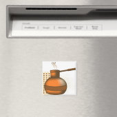 Schwarzer Kaffee Magnet (In Situ (Geschirrspüler))