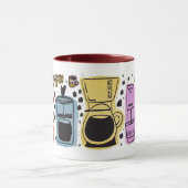 Schwarzer Kaffee Tasse (Zentrum)