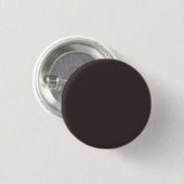 Schwarzer Kaffee (Vollfarbe) Button (Vorne & Hinten)