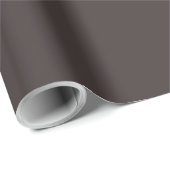 Schwarzer Kaffee (Vollfarbe) Geschenkpapier (Rolleneckpunkt)