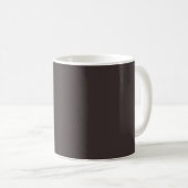 Schwarzer Kaffee (Vollfarbe) Kaffeetasse (VorderseiteRechts)