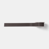 Schwarzer Kaffee (Vollfarbe) Satinband (Vorderseite)