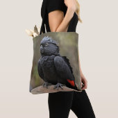Schwarzer Kakadu Tasche (Von Nahem)