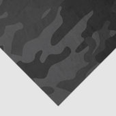 Schwarzer Kamm Seidenpapier (Detail)