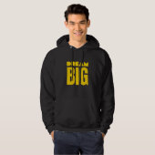 Schwarzer Kapuzenpullover mit Design Hoodie (Vorne ganz)