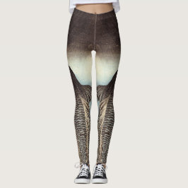 Schwarzer Karpfen Leggings