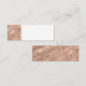 Schwarzer Käse Leopard Hautfarbe Muster Tier Mini Visitenkarte (Vorne/Hinten)